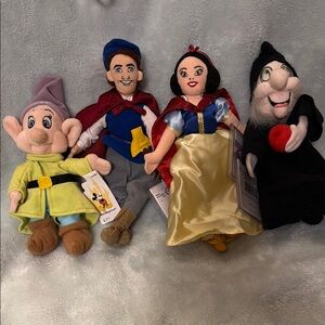 Disney Vintage Snow White Plush Collection Set